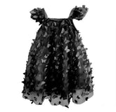 3D Butterfly Dress - Black.